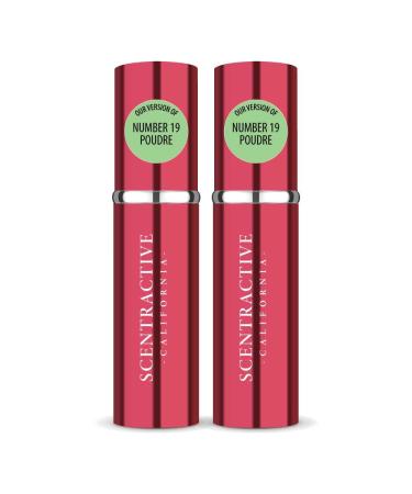 CA Perfume Impression of Number19 Poudre For Women Replica Version Fragrance Dupes Concentrated Long Lasting Eau de Parfum Spray Refillable Atomizer Bottle 0.17 Fl Oz/5ml-X2 CHNL NUMBER19 POUDRE IMPRESSION 0.34 Fl Oz (Pack of 1)
