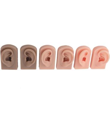 Waterproof Human Ear Model Set - 3 Pairs for Beauty Salon | Simulation Ear Model - Buy Online on GoSupps.com