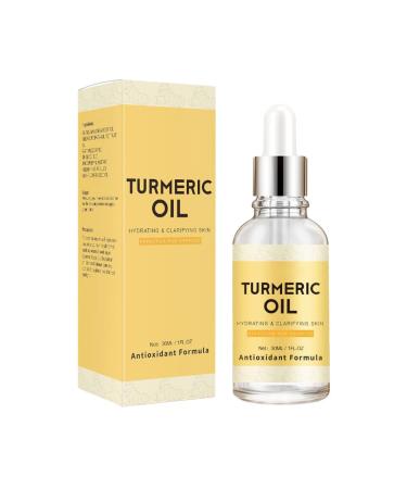 Katutude Turmeric Serum Oil - 30ML Turmeric Repairing Face Serum Anti-Dark Spots Lightening Serum for All Skin Types