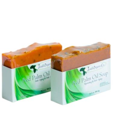 Juka's Organic Co. Red Palm Oil Soaps Hand Made with All Natural & Organic Ingredients 4oz Lavender Blend