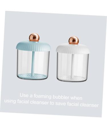 SKISUNO Sparkling Bottle Facial Cleaning Supply Bubble Maker Facial Cleaning Tool Facial Cleaning Device Soap Bath Foaming Tool Foams Maker Bubbling Supply Cleansing Milk 10.50X7.80X7.80CM Blue - Buy Online on GoSupps.com