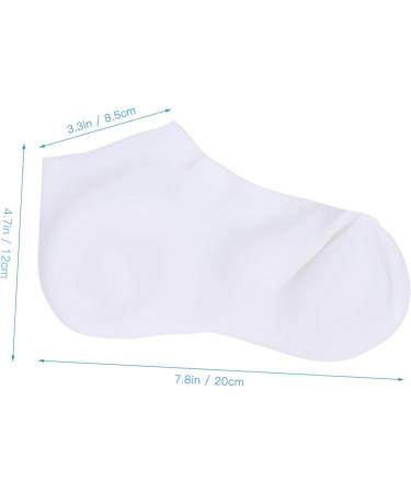 POPETPOP 2 Pairs Protective Socks Spa Cracked Heel Socks Foot Moisturizer for Dry Feet Socks for Dry Cracked Feet Women Aloe Socks Moisturizing Sebs White Miss Moisture Absorption Stocking - Buy Online on GoSupps.com