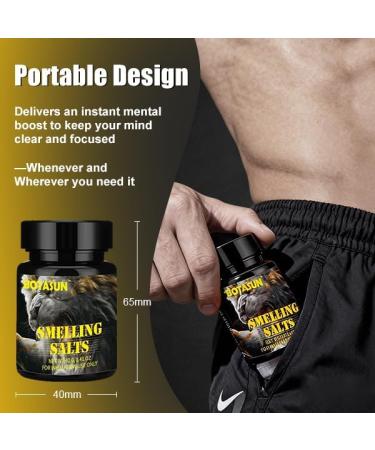 BOTASUN Power Salts Activate Before Smelling 3-Second Wake up Energy Boost for Weightlifting and Hockey Salts for Instant Focus Boost and Energy Smelling for Athlete Strength Motivation(40g) - Buy Online on GoSupps.com