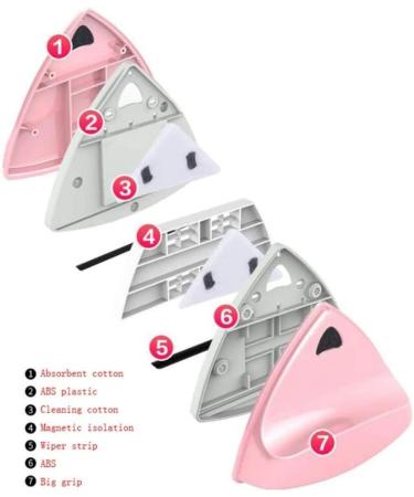 QTYUERGK Glass Cleaner Strong Magnetic Double-Sided Wipe High Floor Cleaning Cleaning Household Tools Window Artifact Brush Scraping Cleaners - Buy Online on GoSupps.com