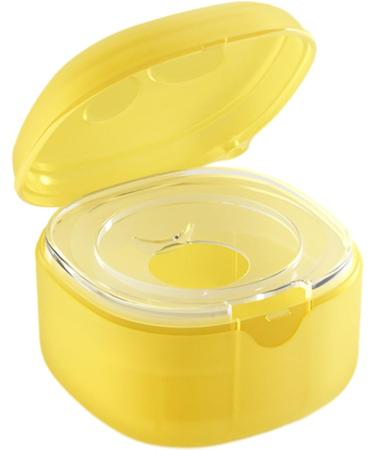 JPSDOWS Pacifier Holder Etui | Stylish Universal Pacifier Clips Box & Storage Bag - Portable Yellow Pacifier Organizer - Buy Online on GoSupps.com