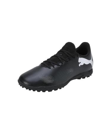 PUMA Men's Future 7 Play Tt Soccer Shoe 45 EU Puma Black Puma White
