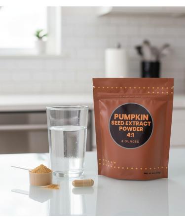 crait Pumpkin Seed Extract Powder 4:1 Concentration Vegan Plant-Based Pumpkin Seed Powder 4 Ounce - Buy Online on GoSupps.com
