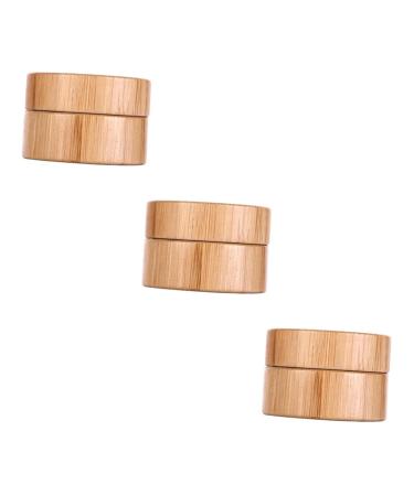 COHEALI Cosmetic Jar 3 pcs travel lotion container cosmetic pot travel bottles for cosmetics cream container box round 1 count (Pack of 1) Picture 1x3pcs