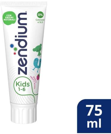 Zendium Toothpaste for Kids (1-6 Years) | Gentle 75ml - Optimal Oral Care & International Shipping - Buy Online on GoSupps.com