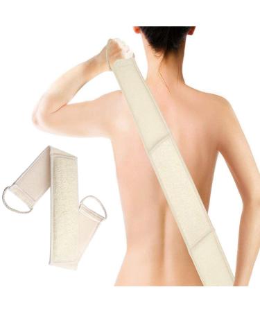 Exfoliating Loofah Back Scrubber Set with 2 Sponge Pads - Deep Cleaning for Men and Women - Buy Online on GoSupps.com