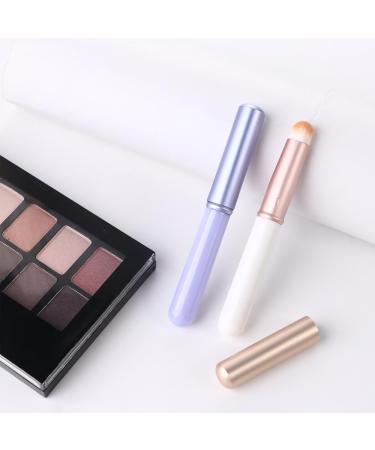 Leadigol Lip Blending Brush Set - 2 Mini Round Head Brushes for Lipstick & Concealer - Perfect Beauty Tools with Cap for Women - Buy Online on GoSupps.com