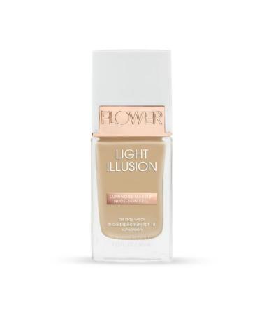 FLOWER BEAUTY Light Illusion Foundation Natural Beige (Pack of 1) 1 Fl Oz (Pack of 1)