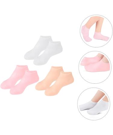 DOITOOL 6 Pairs Gel Socks Lined Socks Anti- Moisturizing Womens Low Cut Socks Socks Moisturizing Heel Moisturizing Socks for Women Men Stocking Man Foot Sebs High Heels - Buy Online on GoSupps.com