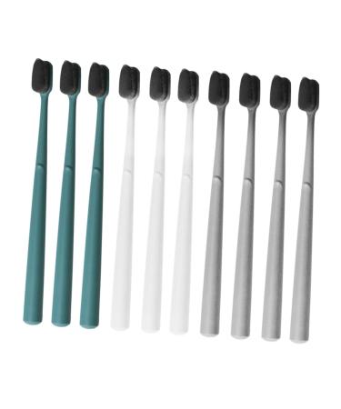 Fomiyes 10 st toothbrushes made of nylon silk tools for tooth cleaning electric toothbrush friendly toothbrush hotel toothbrushes toothbrush for adult care brushes Japanese style