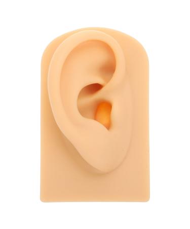 Frcolor body display practice practical props audio requisites teach simulation ear simulated music flexible sample piercing for instructions training kit recording: near and complexion 7.8x4.9cm