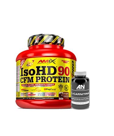 AMIX Iso HD 90 1 8 kg double taste chocolate + carnitine