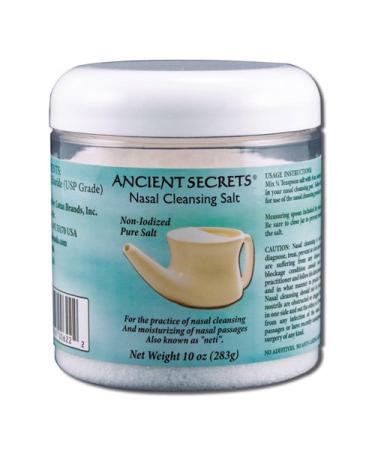 Ancient Secrets Nasal Cleansing Salt - 10 Oz