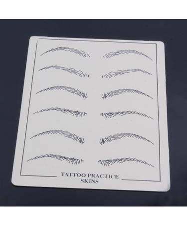 Angoily 6 Pcs Eyebrow Practice Skin Eyebrow Microblading Eye Brow Practice Skin Eyebrow Training Skin Set - Buy Online on GoSupps.com