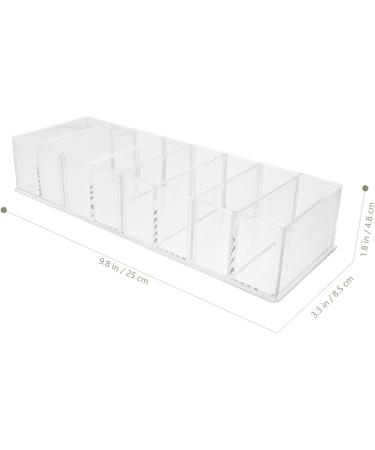 PRETYZOOM 2pcs Cosmetic Storage Box Eyeshadow Drawer Cosmetic Organizer Countertop Organizer Make up Desk Transparentx2pcs 25x8.5x4.8cmx2pcs - Buy Online on GoSupps.com