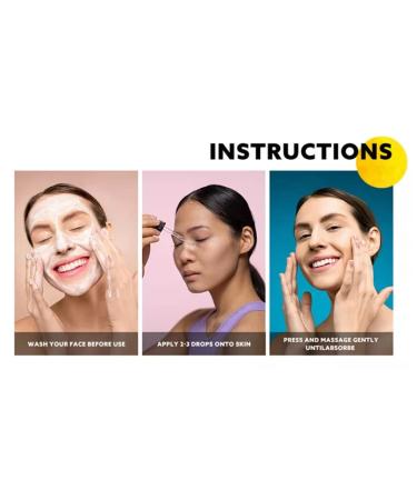4 in 1 Facial Renewal Serum - Vitamin C E Hyaluronic Acid & Niacinamide | Ultra Regenerating Treatment for Radiant Skin - Buy Online on GoSupps.com