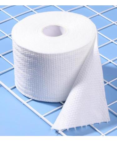 Buy Disposable Cleaning Face Towels - Non-Woven Fabric Makeup Cotton Rolls for Face Washing - Multi-Purpose Towel for Travel & Home - Buy Online on GoSupps.com