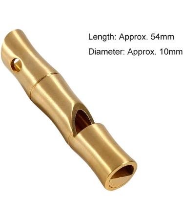 VGEBY 2Pcs Mini Survival Brass Whistles for Camping Hiking - Loud Signal Whistles - Buy Online on GoSupps.com