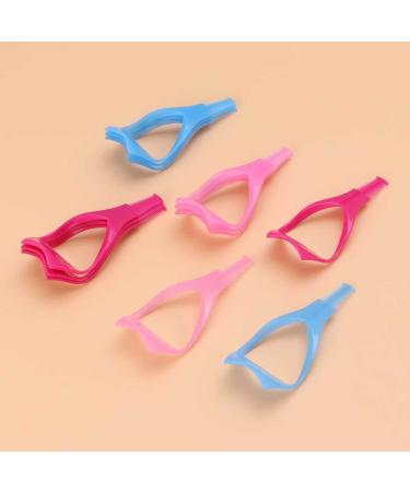 DEARMAMY 12pcs Upper Lower Mascara Applicator 3 in 1 Mascara Tool Makeup Cosmetic Eyelash Tool Mascara Guard Guide Helper