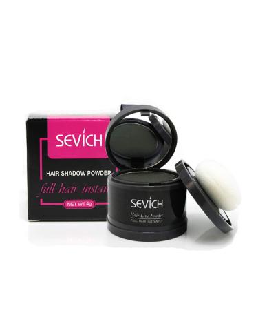 Instant Hair Shadow - Sevich Hairline Powder Quick Cover Gray Hair Root Concealer with Puff Touch 4g light blonde