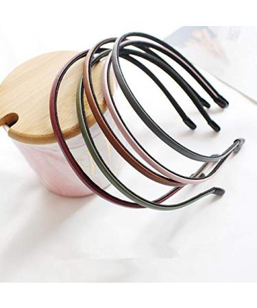 Cute Leather Covered Glitter Hair Loop Headband for Women & Girls - Buy Online on GoSupps.com