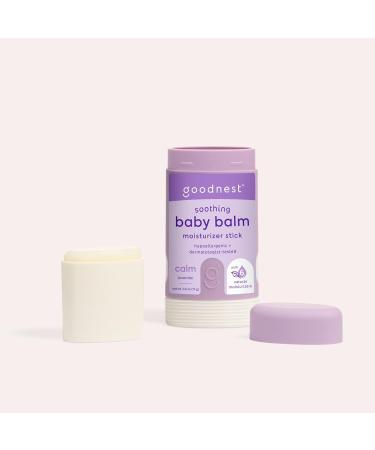 Goodnest Lavender Baby Balm Stick | Nourishing Balm for Dry & Sensitive Baby Skin | 6 Natural Moisturizers | Hypoallergenic | Refillable Silicone Case - Buy Online on GoSupps.com
