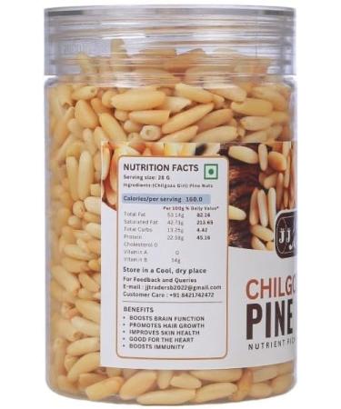 Pinenuts (Chilgoza) Super healthy nut Gifts Pine Nuts- Pine Nuts Without Shell Pine Nut Boosts Energy Pecan Nuts is a powerhouse of vitamins and Minerals (Pack of 3) - Buy Online on GoSupps.com