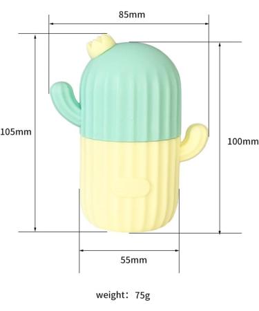 Rose Flower Ice Facial Roller 2pc/Set | Cute Cactus Shape | Reusable Ice Mold for Face | Reduce Puffiness & Pores | Facial Beauty Care Tool - Buy Online on GoSupps.com