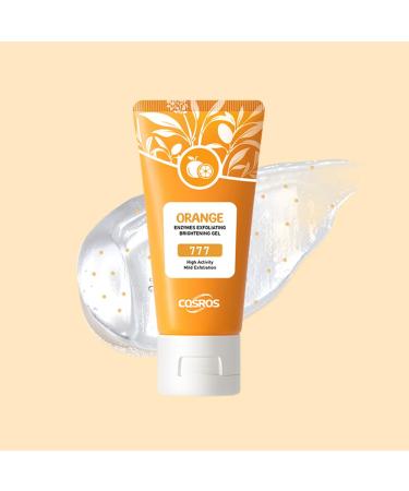 Orange Enzymes Exfoliating Scrub Gel | Deep Cleansing Facial & Body Peeling Gel | Moisturizing Skin Exfoliator (50g) - Shop Now - Buy Online on GoSupps.com