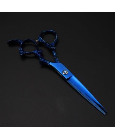 Hair Cutting Scissors 6 Inch Professional JP 440c Blue Scissor Dragon Handle Hair Scissors Haircut Thinning Barber Cutting Shears Hairdresser Scissors Set - Buy Online on GoSupps.com