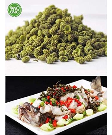Whole Szechuan Green Peppercorns Premium Sichuan Peppercorns Wild Ma Pepper Chinese Seasoning Spicy and Delicious Recipes Jin Yang Qing Hua Jiao 50G - Buy Online on GoSupps.com