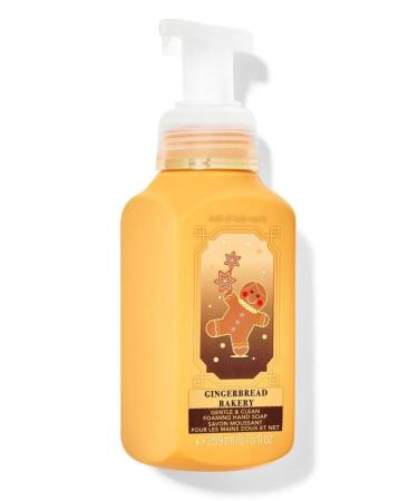 Bath Body Gingerbread Bakery Gentle Foaming Hand Soap | 8.75 Fl Oz | Scented with Natural Essential Oils