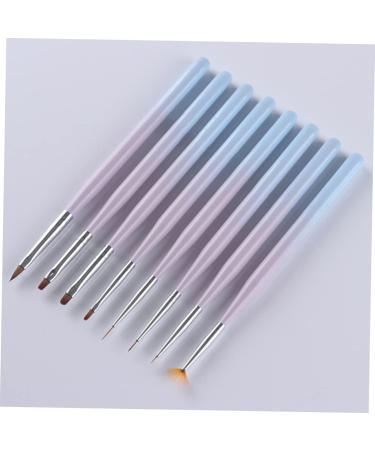 FRCOLOR Nail Pen 1pc Nail Pen Manicure Brush Set Brush Gel Stripe Gel Autumn Chrysanthemum Gel Nail Brush Sector Set Nail Art Pen - Buy Online on GoSupps.com