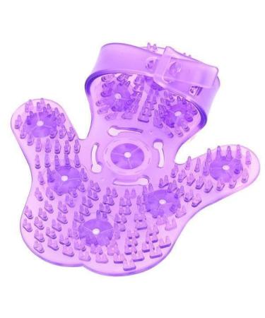 JAYIOLA 6x massage gloves with 9 rotating balls. Suitable for face neck back chest stomach leg and foot massage
