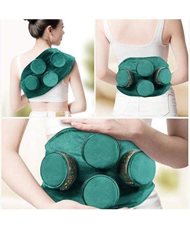 Shop Lanlousy Green Velvet Smokeless Moxibustion Box - Herbal Acupuncture Meridian Heating Therapy for Women | International Shipping - Buy Online on GoSupps.com