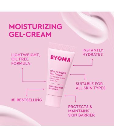 BYOMA So Hydrating Set - Barrier Repair Skincare Set - Creamy Jelly Cleanser Hydrating Face Serum & Ceramide Face Moisturizer for Dry Skin - Anti Wrinkle Alcohol Free Skin Care - 30ml 15ml 15ml - Buy Online on GoSupps.com