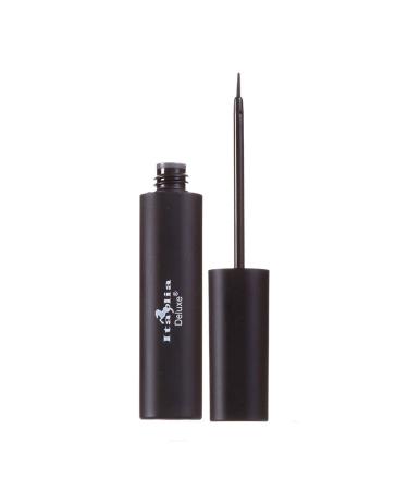 Italia-Deluxe Makeup 1 Classic Liquid Eyeliner 201 Matte Black Eye Liner Vitamin E + ZipBag