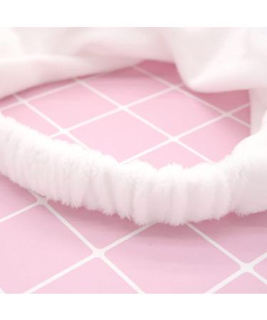 GiantGo 10 Pieces Cat Ears Headbands for Washing Face Elastic Women's Spa Shower Headbands Make Up Hair Headbands Fits All Head Sizes - Buy Online on GoSupps.com