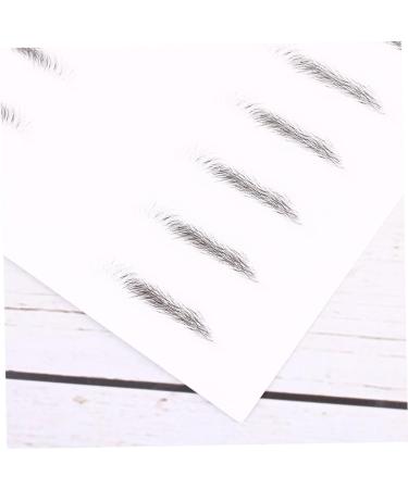 Balacoo 2 Pairs Stickers Waterproof Makeup Supplies Eyebrow Makeup Stickers Template Water Proof 6d The Lazy - Buy Online on GoSupps.com
