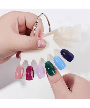 Crown Themed Nail Display Board with 10 sheets for DIY Color Card Practice Fake Nails Fashioned for Women Girls - Buy Online on GoSupps.com