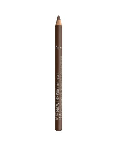 Rimmel Brow This Way Fibre Pencil Medium Brown Pack of 2 - 0.05 oz (2 Pack) - Buy Online on GoSupps.com