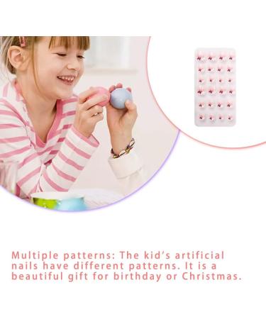 dijiusidy 1 Set Christmas Nail Wraps Cartoons Style Decor Adorable False Fingernails Children Removable Art Decals DIY Manicure PNT-16-17 - Buy Online on GoSupps.com