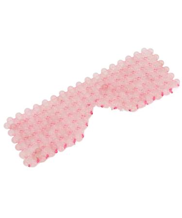 Verdant Touch Jadestone Eye Flap - Cooling Blindfold for Tired Eyes & Dark Circles | Portable Pink Jadestone Relief - Buy Online on GoSupps.com