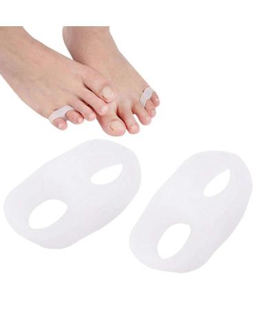 Pedimend's toe separator made of soft silicone for the 2 small toes (a couple) - orthopedic toe separator at Hallux Valgus for straightening/ separating/ protecting - foot care