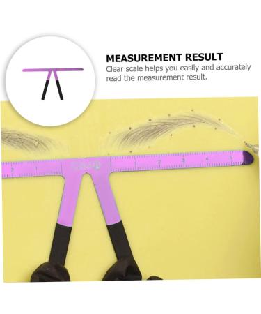 Ipetboom 4pcs Steel Nose Measuring Household Ruler Stainless Positioning Measure Eyebrow Position Triangle - Buy Online on GoSupps.com