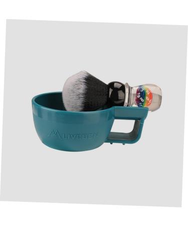 Solustrious Shaving Foam Shell & Rustic Shaving Cup - Premium Plastic Bowl for Men | International Shipping - Buy Online on GoSupps.com